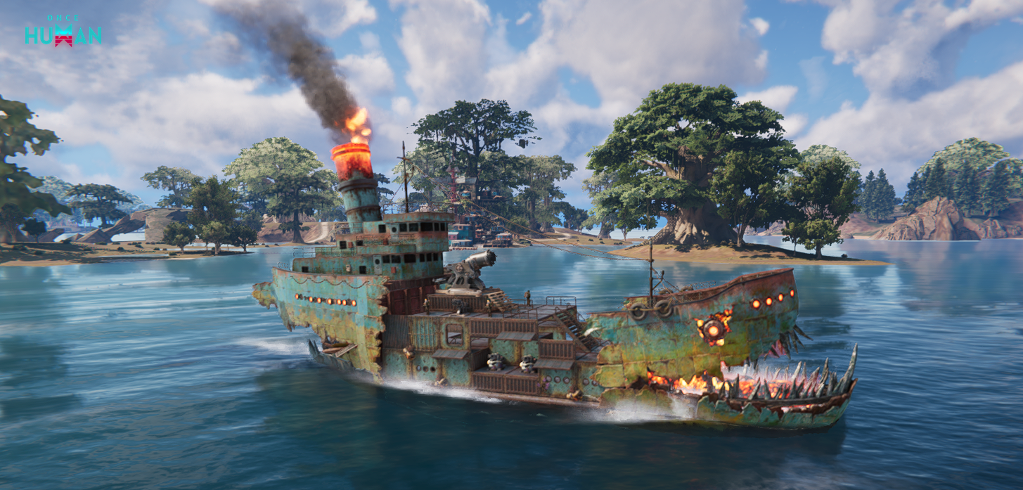 Official vessel sailing in the Isles of Abyss scenario